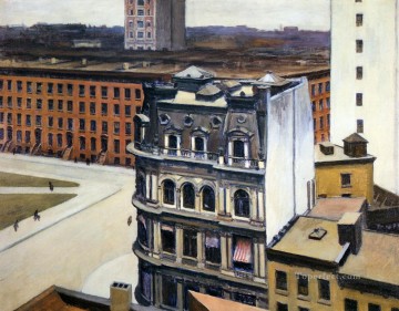 Edward Hopper Painting - the city Edward Hopper